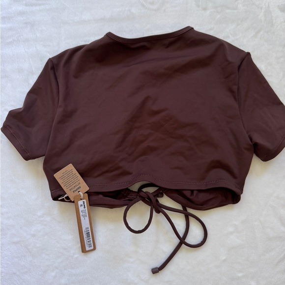 NWT skims recycled swim ruched tshirt - Picture 3 of 5